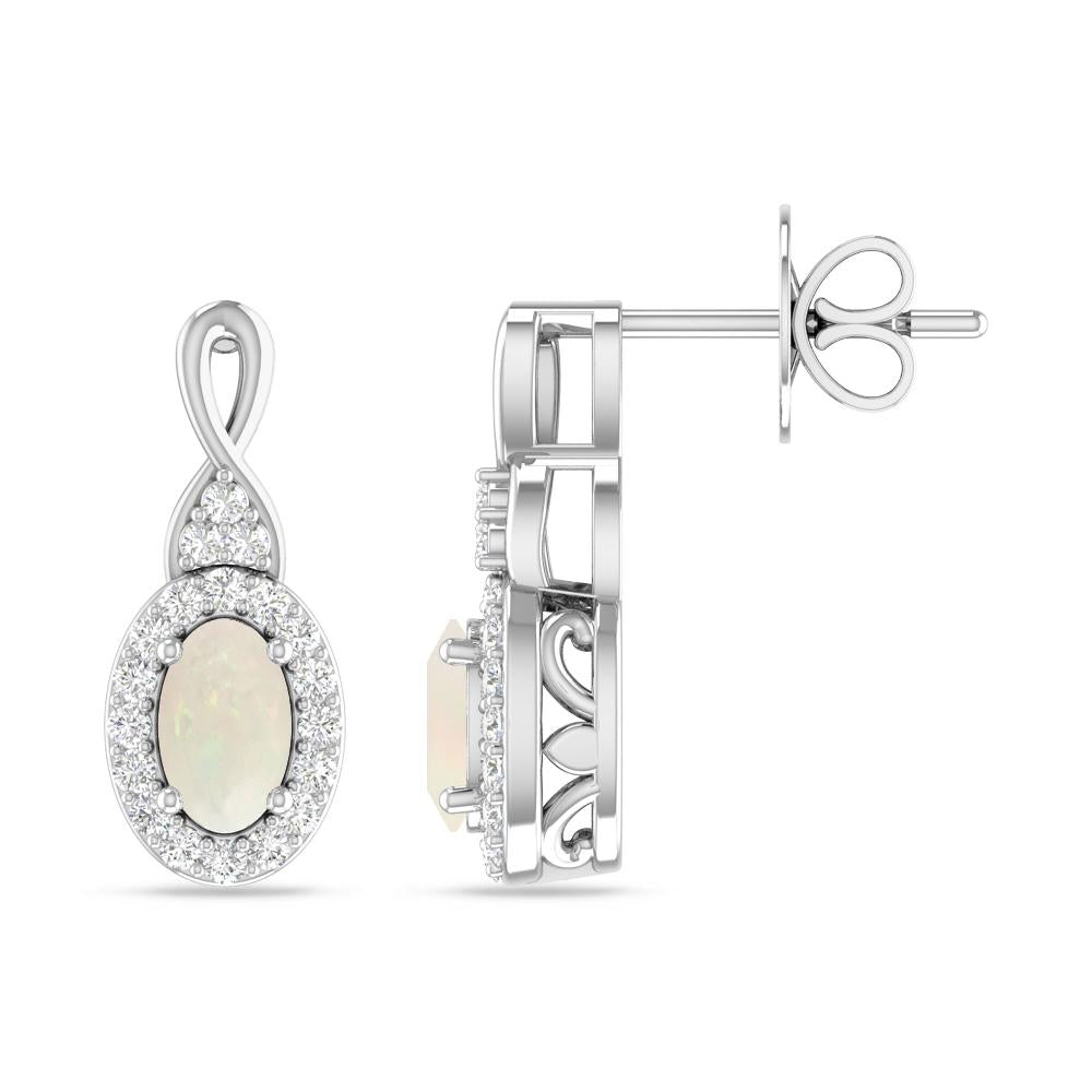 White Gold - Opal