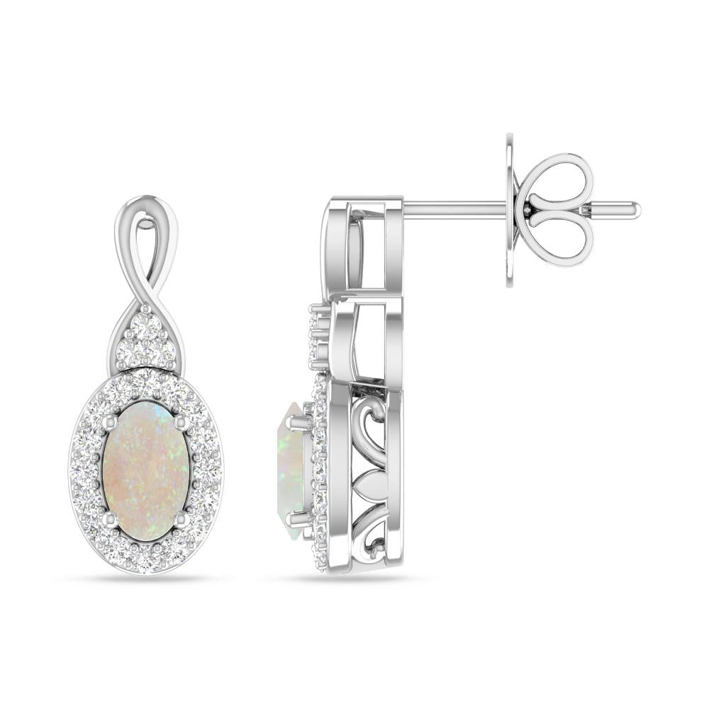 White Gold - Opal