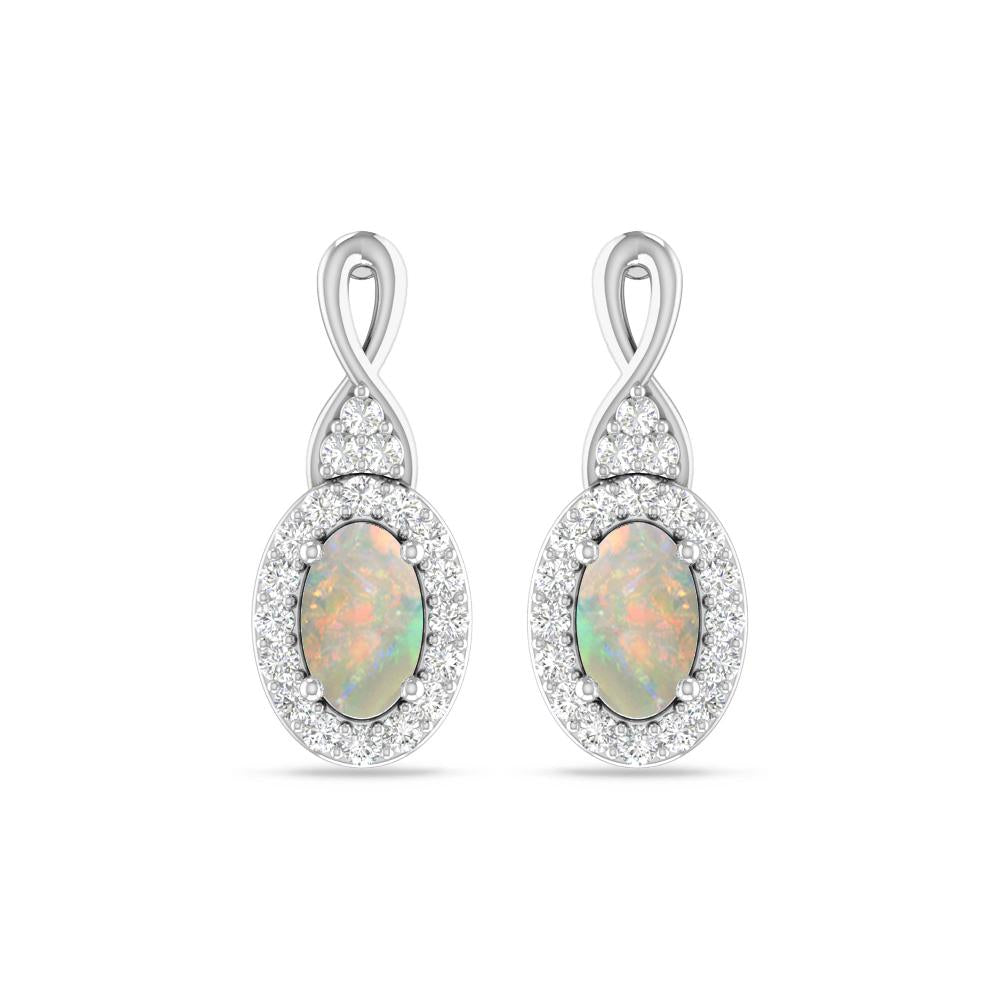 White Gold - Opal