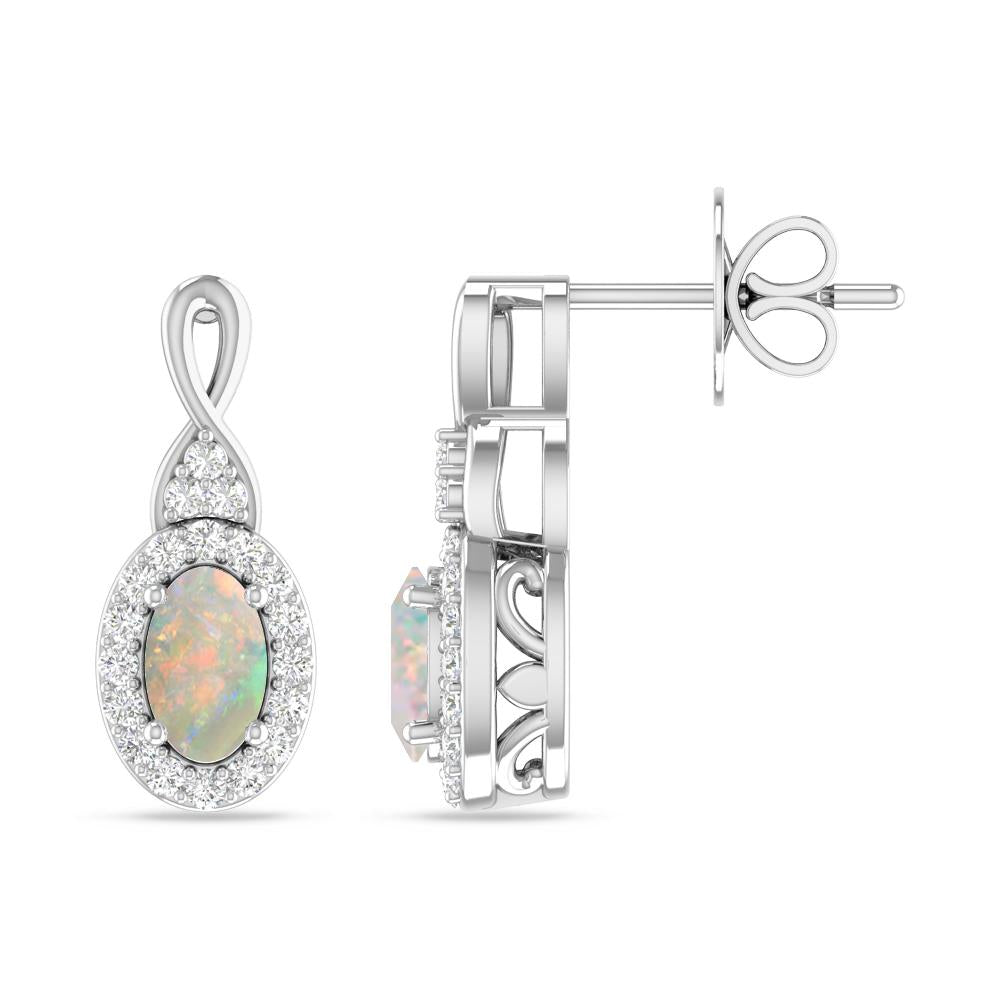 White Gold - Opal