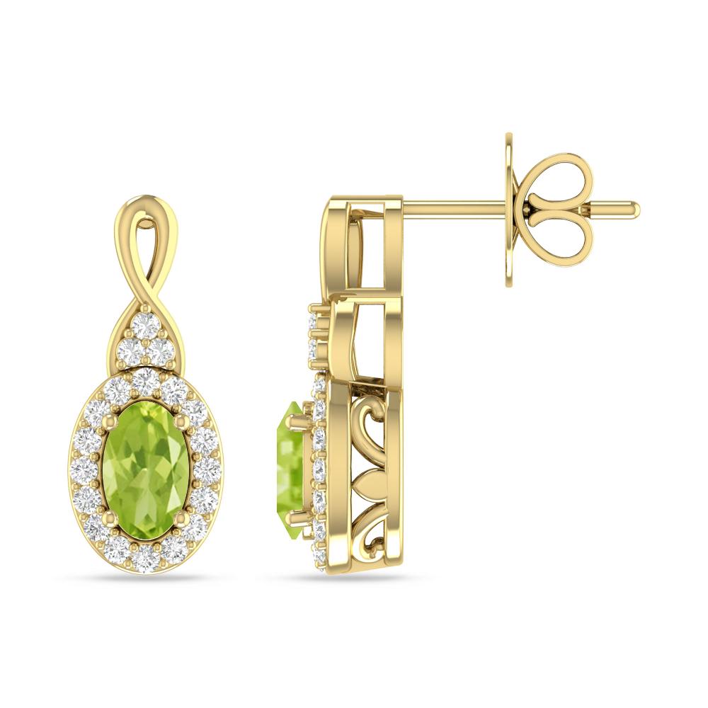 Yellow Gold - Peridot