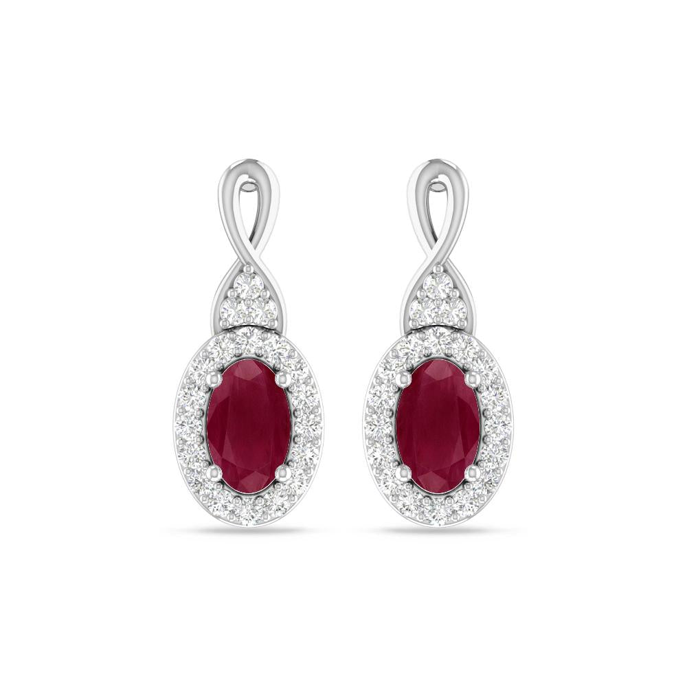 White Gold - Ruby
