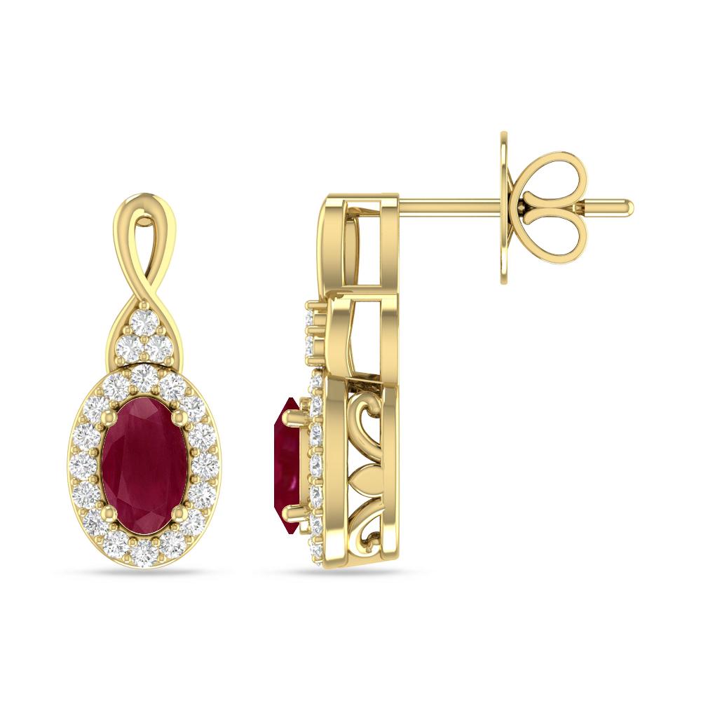 Yellow Gold - Ruby