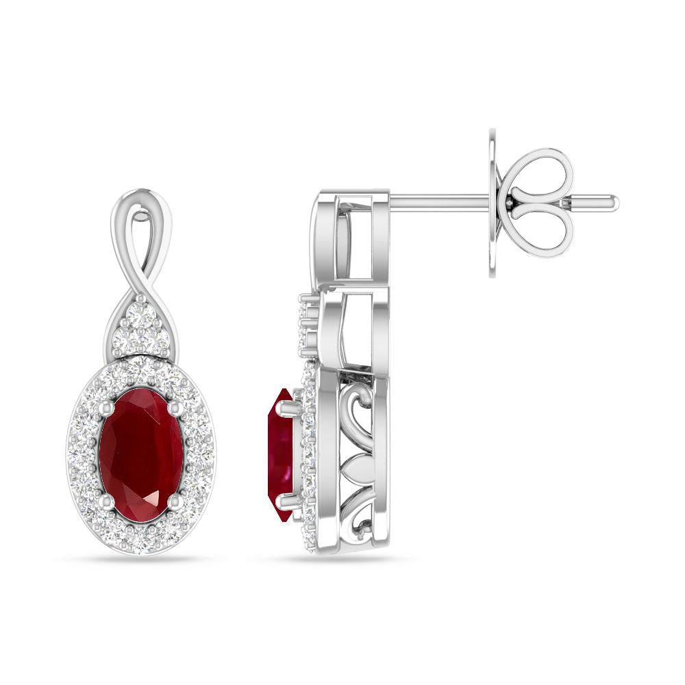 White Gold - Ruby