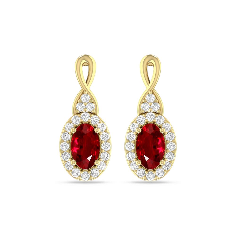Yellow Gold - Ruby