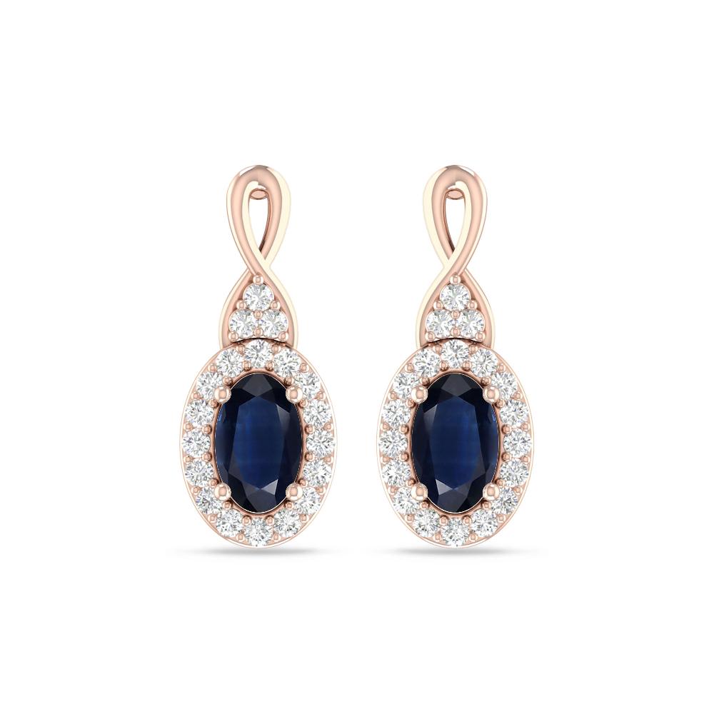 Rose Gold - Sapphire