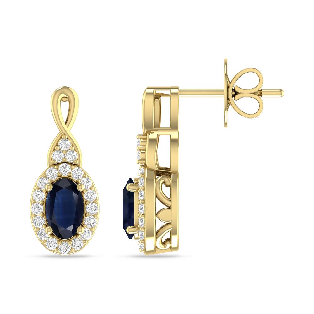 Yellow Gold - Sapphire