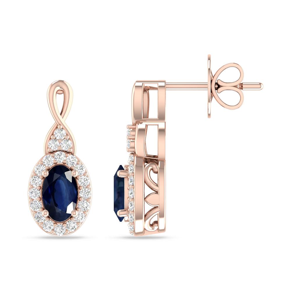 Rose Gold - Sapphire