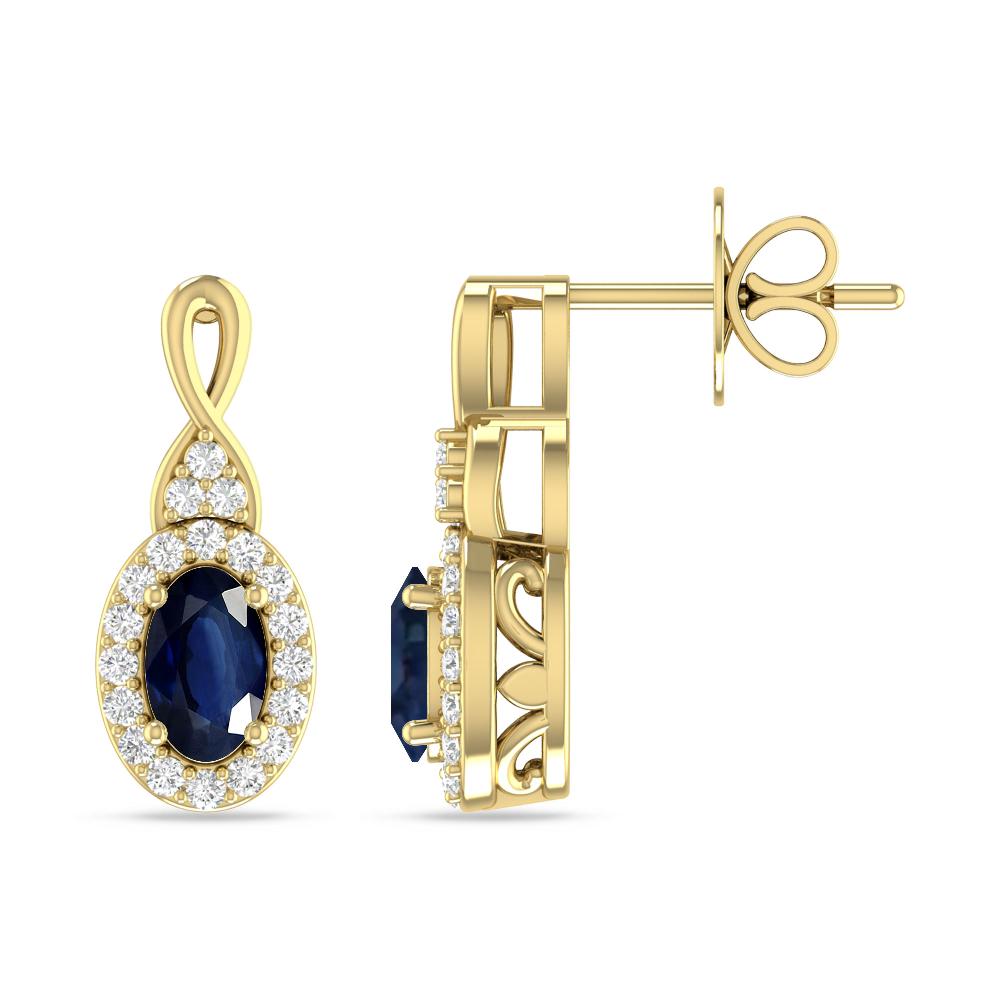 Yellow Gold - Sapphire