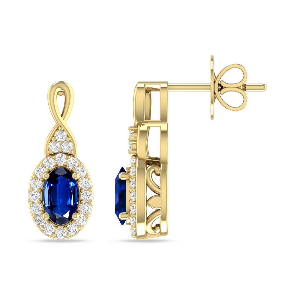 Yellow Gold - Sapphire