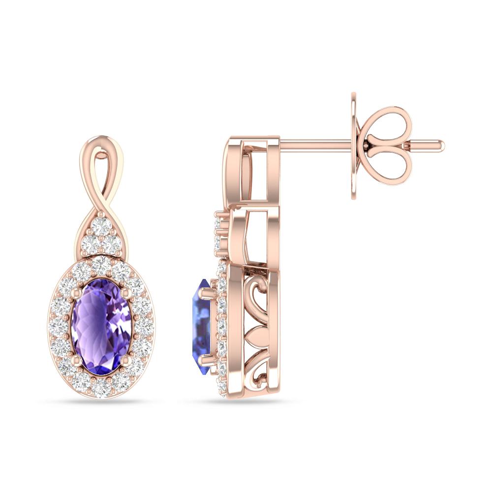 Rose Gold - Tanzanite