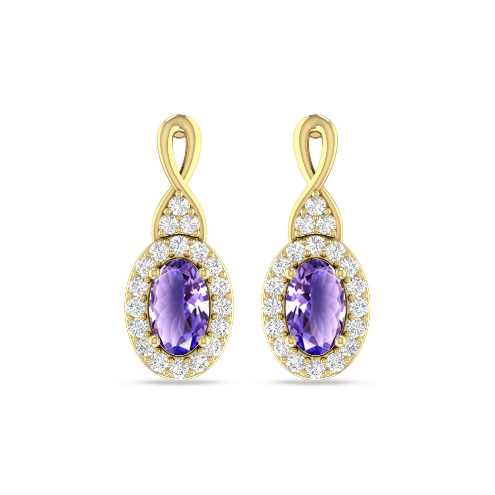 Yellow Gold - Tanzanite