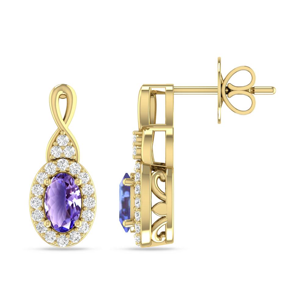 Yellow Gold - Tanzanite