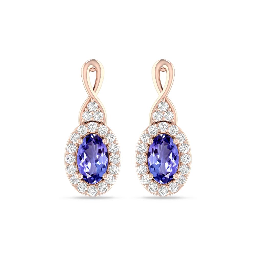 Rose Gold - Tanzanite