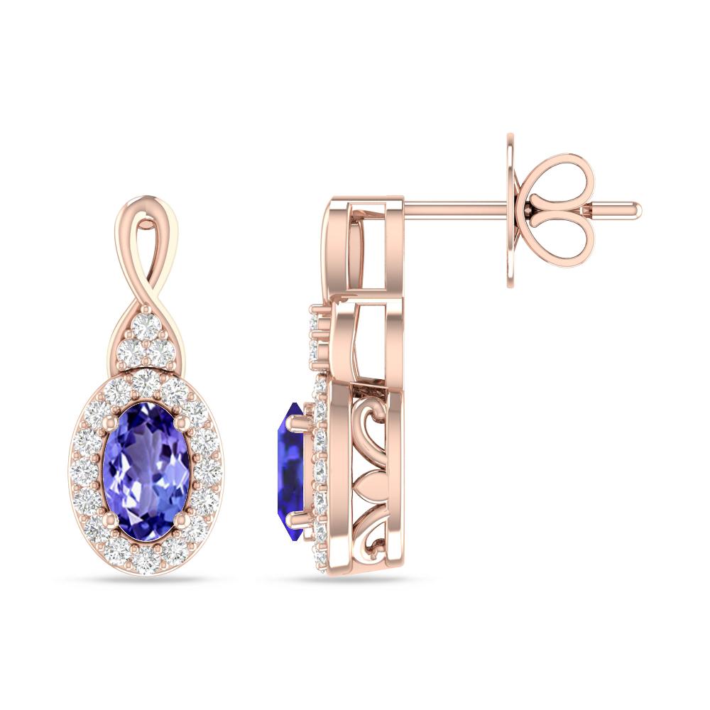 Rose Gold - Tanzanite