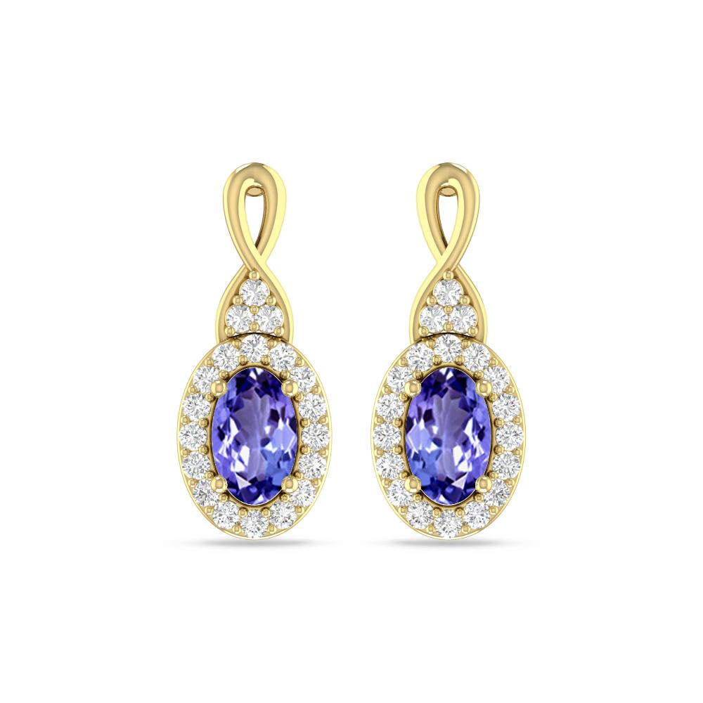 Yellow Gold - Tanzanite