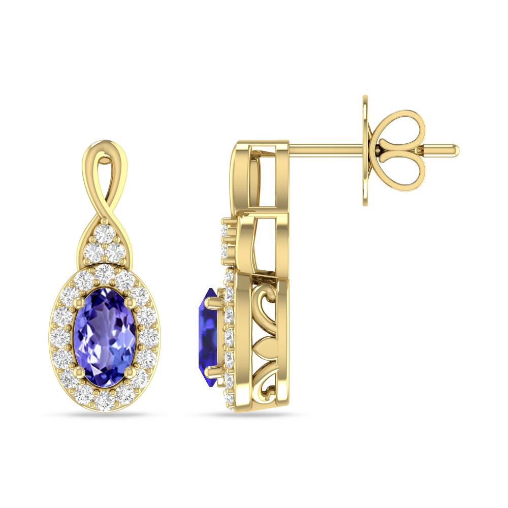 Yellow Gold - Tanzanite