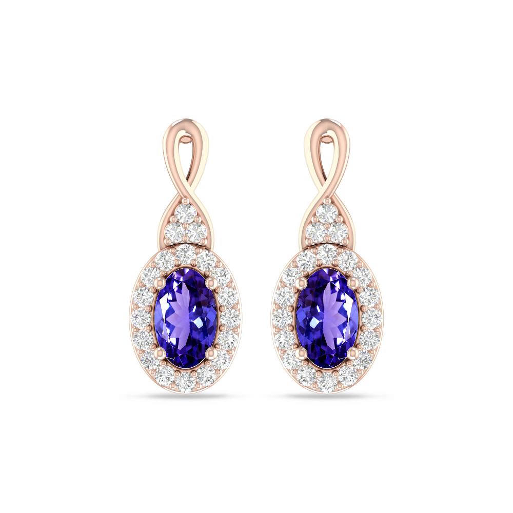 Rose Gold - Tanzanite