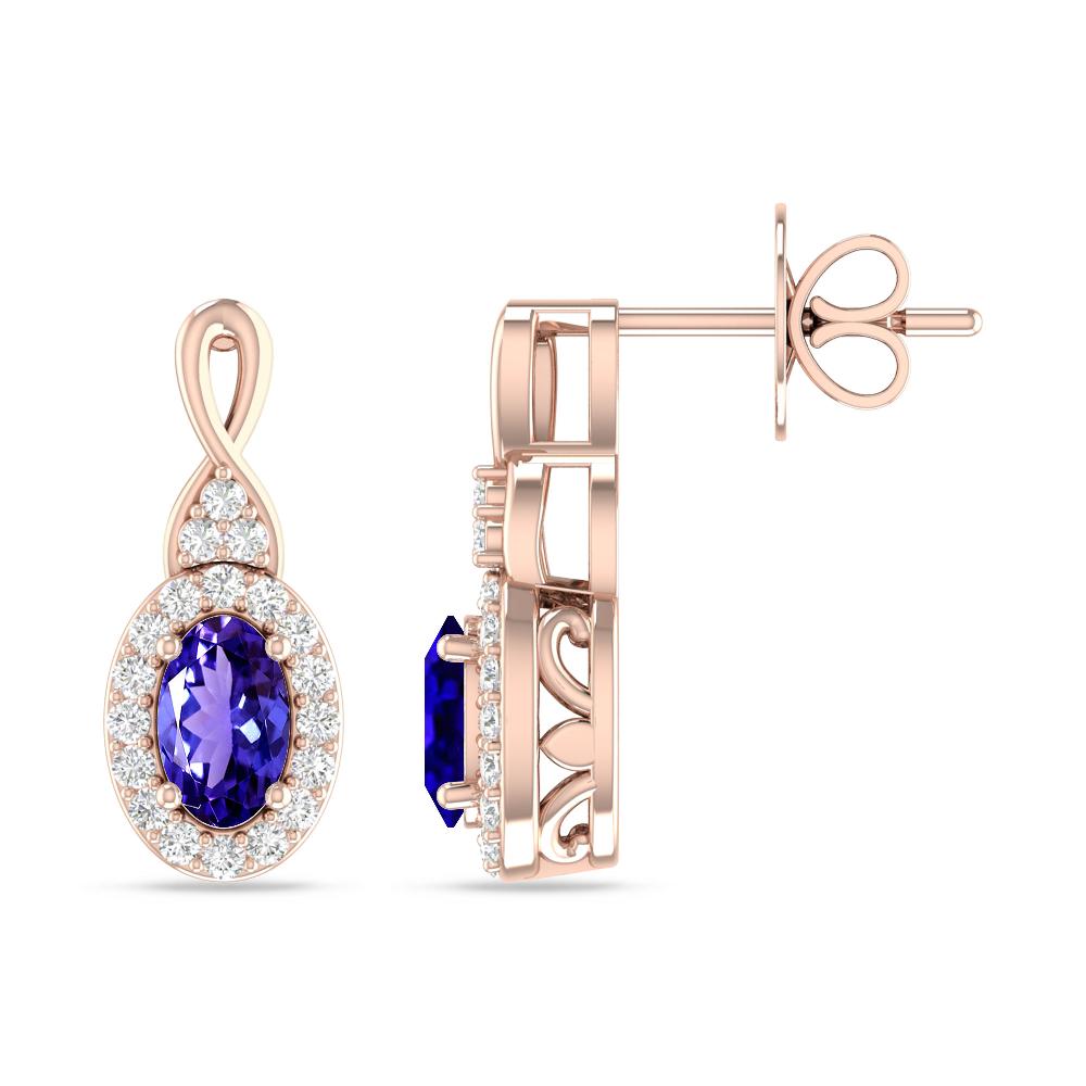 Rose Gold - Tanzanite