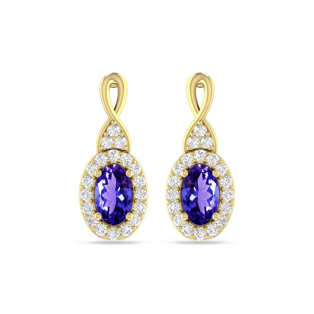 Yellow Gold - Tanzanite