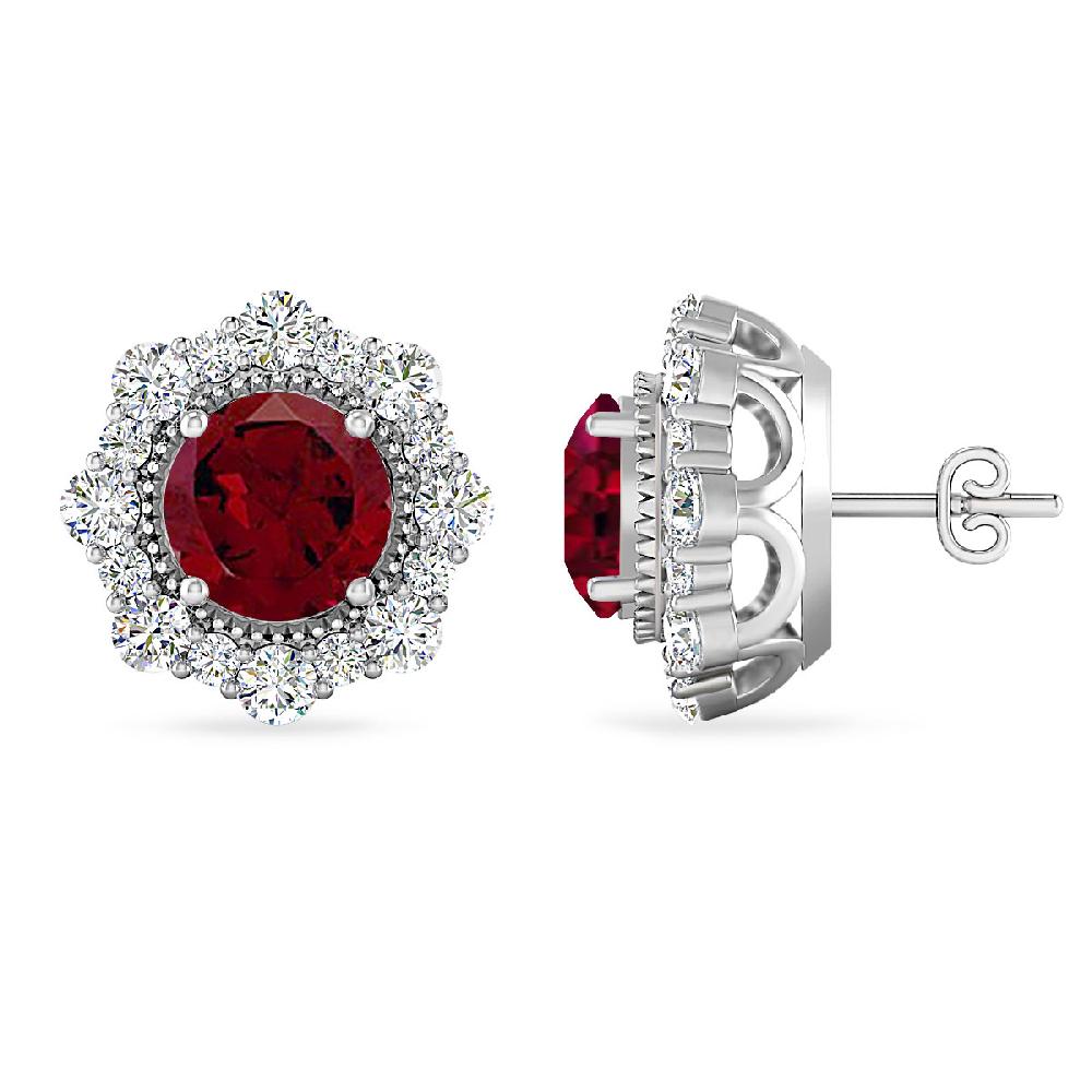 White Gold - Garnet