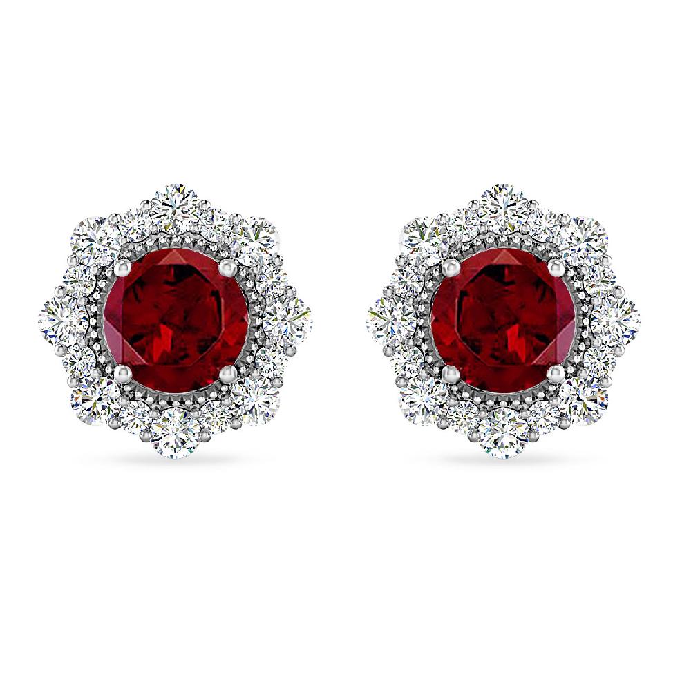 White Gold - Garnet