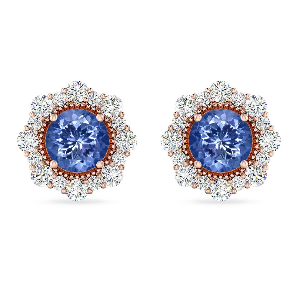 Rose Gold - Tanzanite