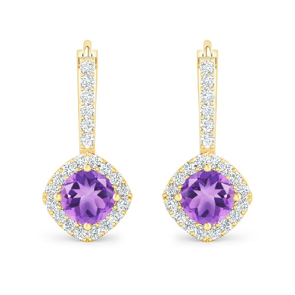 Yellow Gold - Amethyst