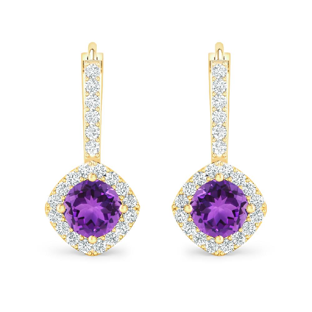 Yellow Gold - Amethyst