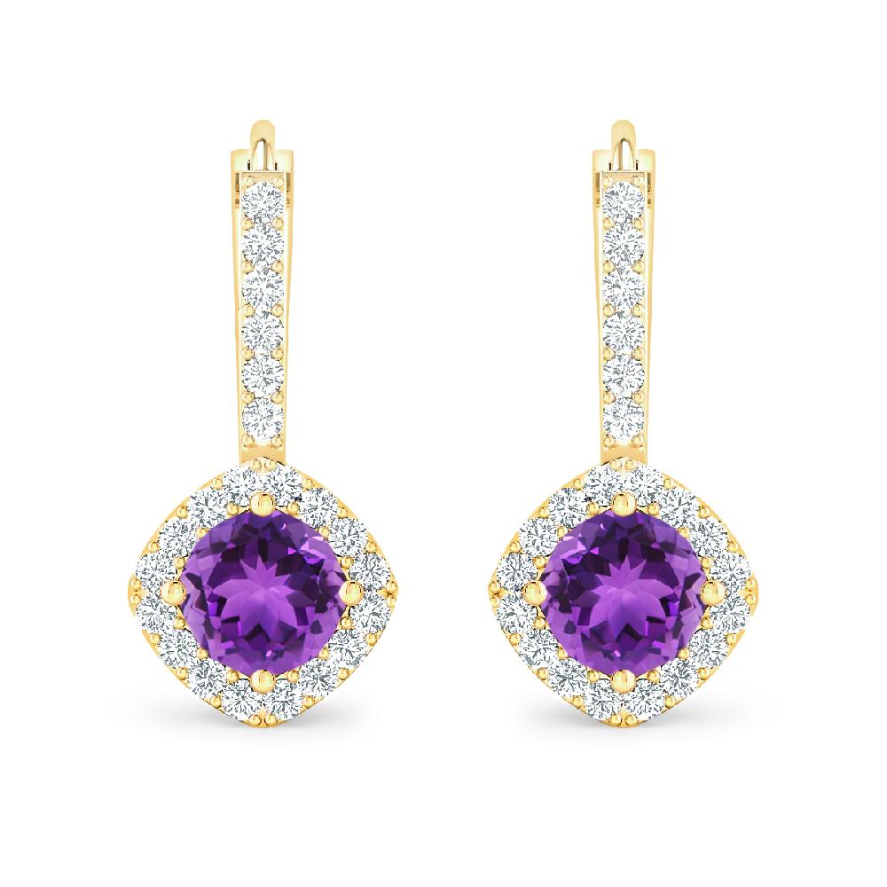 Yellow Gold - Amethyst