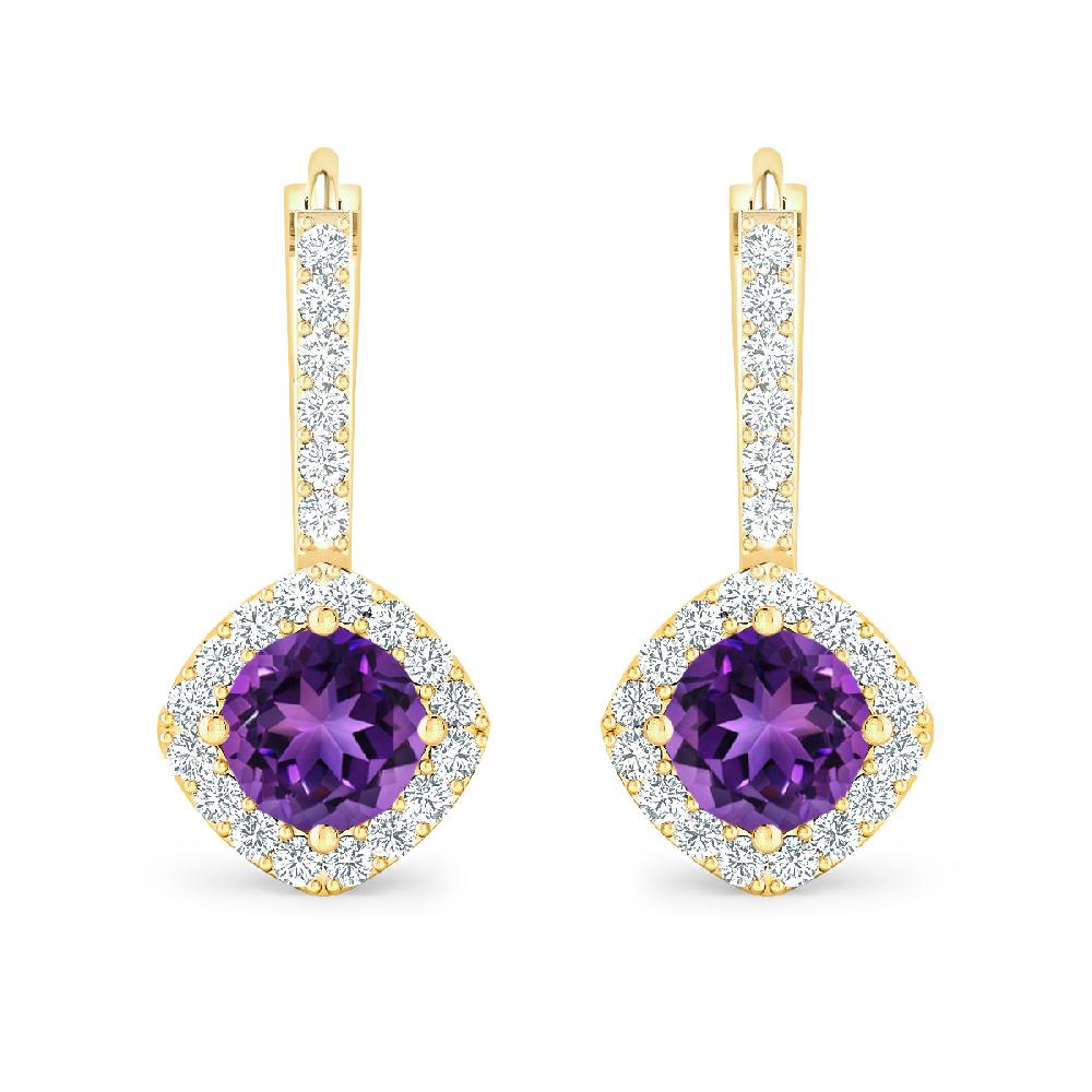 Yellow Gold - Amethyst