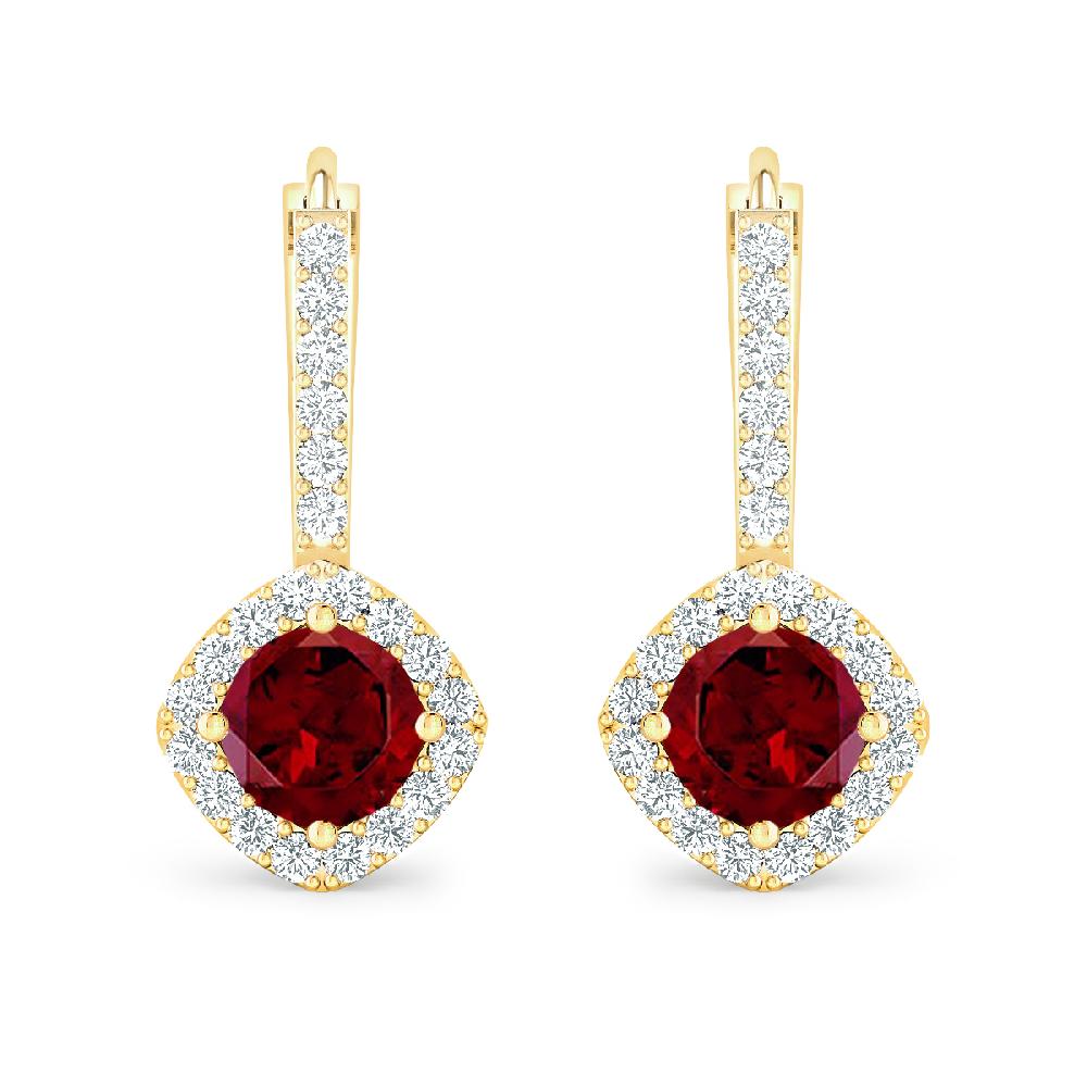 Yellow Gold - Garnet