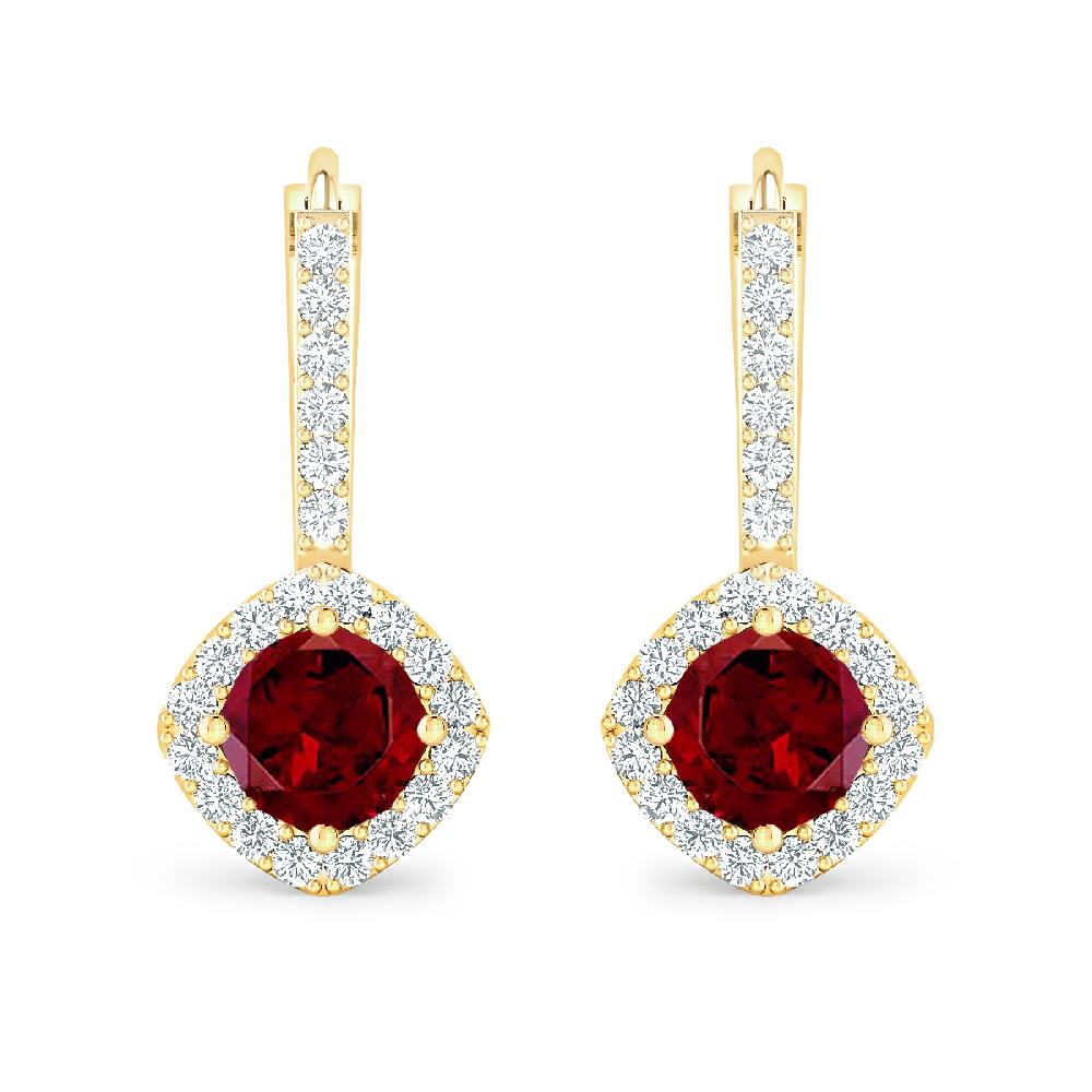 Yellow Gold - Garnet