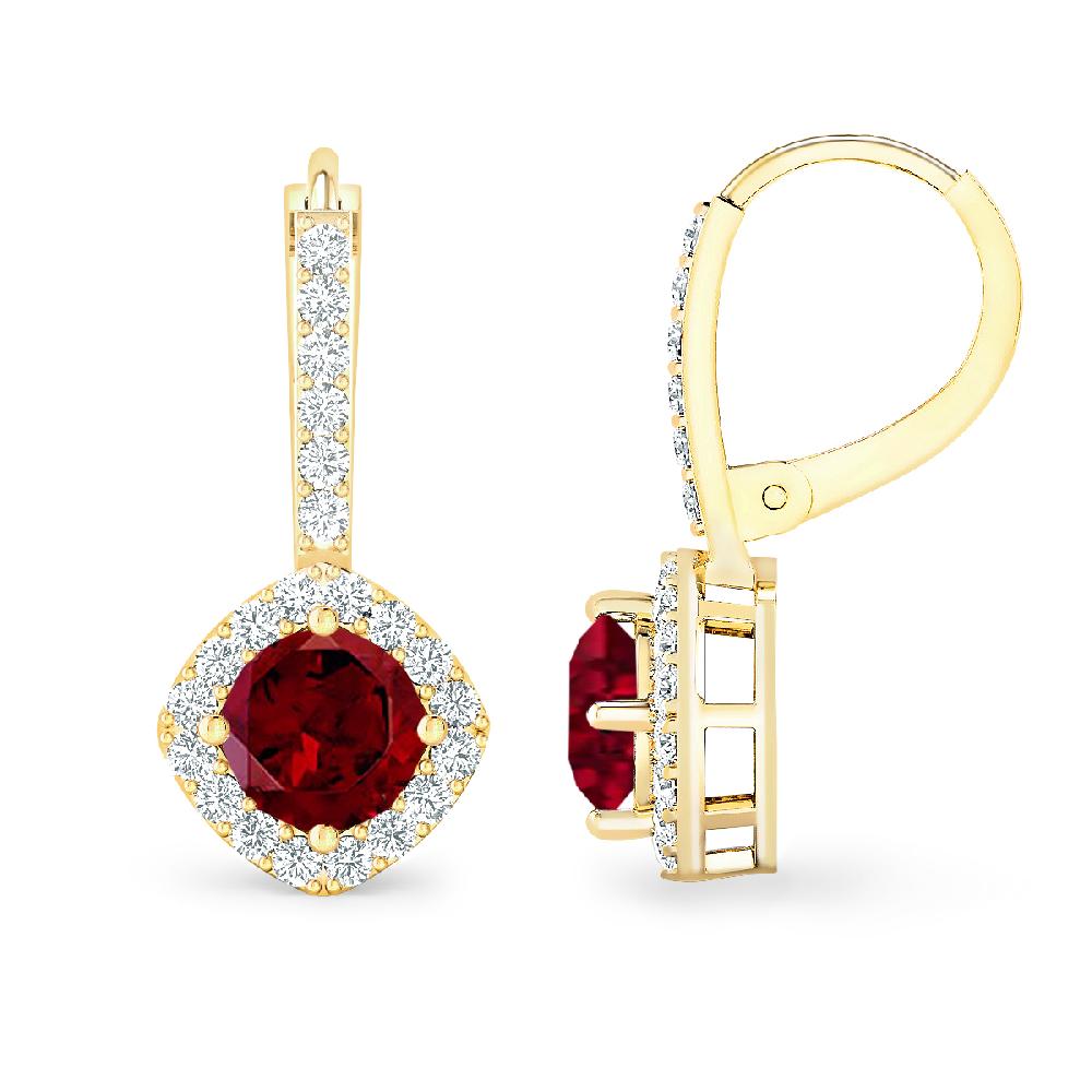 Yellow Gold - Garnet