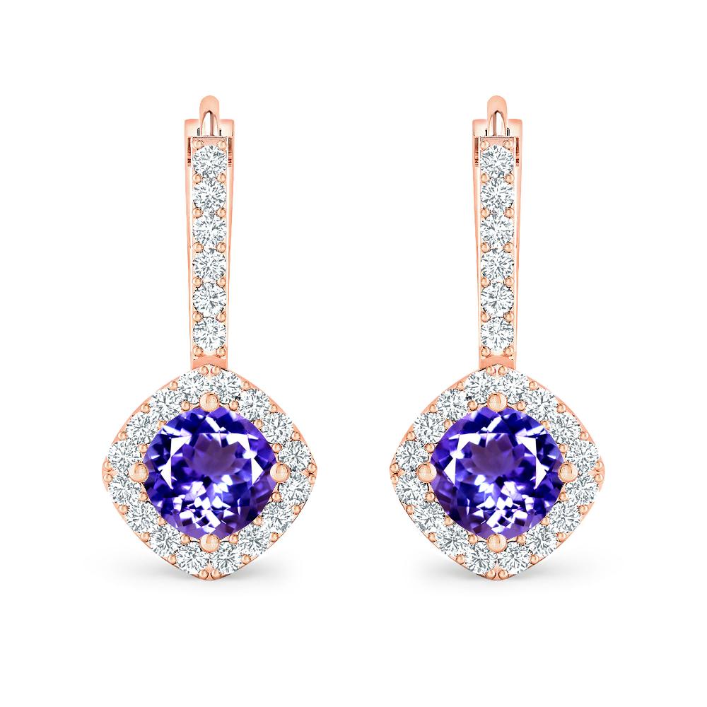 Rose Gold - Tanzanite