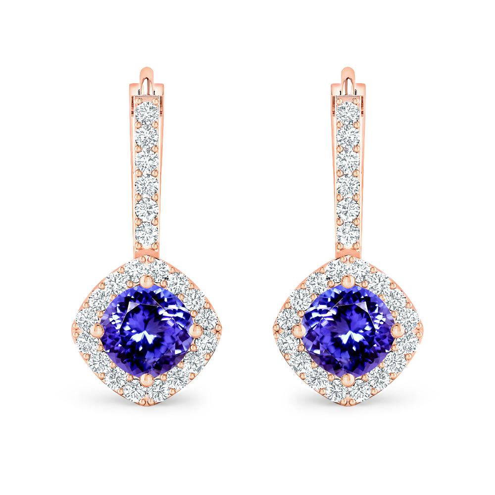 Rose Gold - Tanzanite