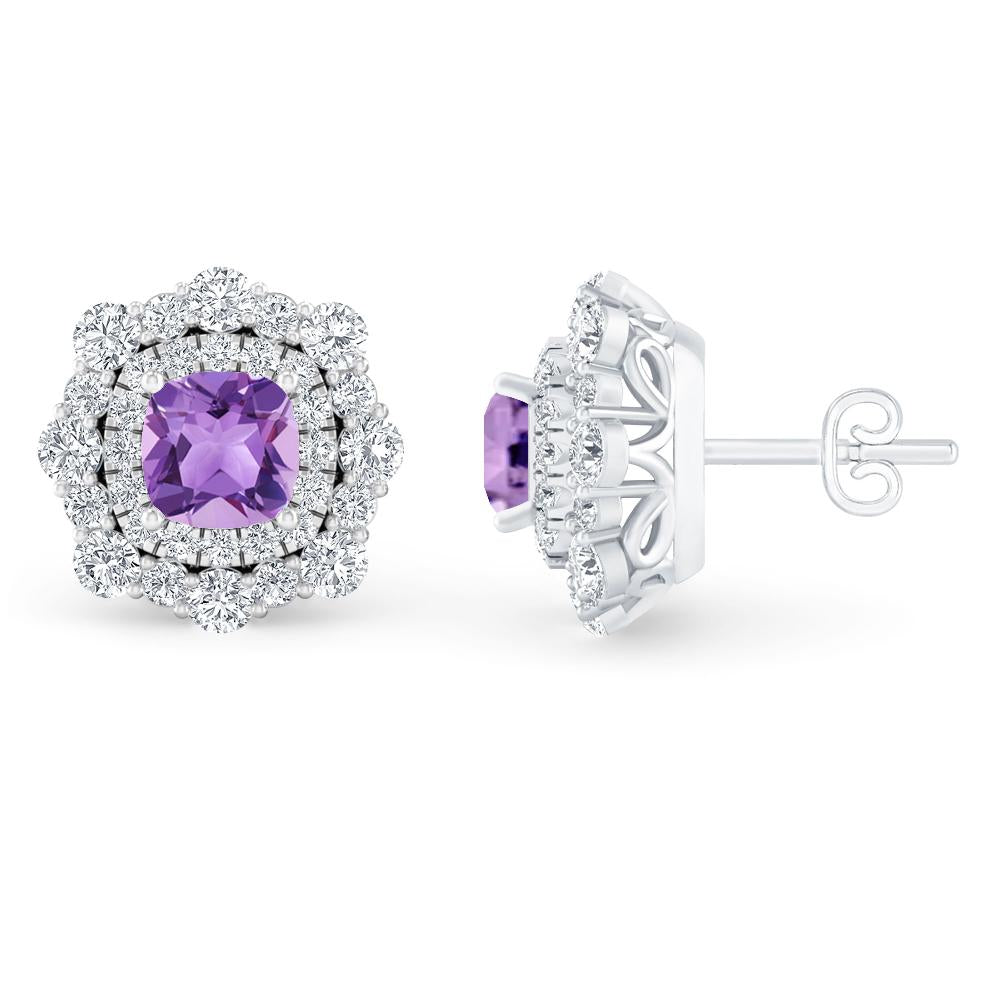 White Gold - Amethyst