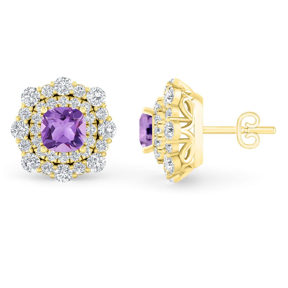 Yellow Gold - Amethyst