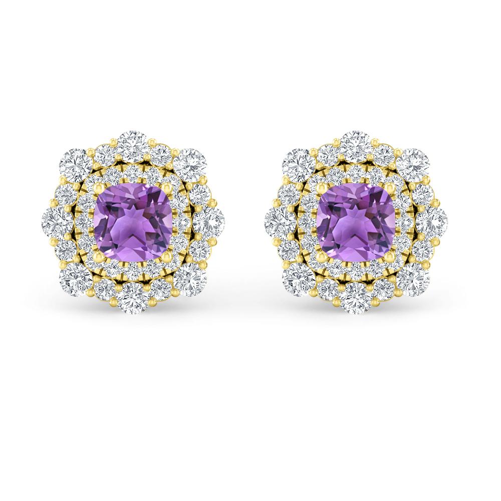Yellow Gold - Amethyst