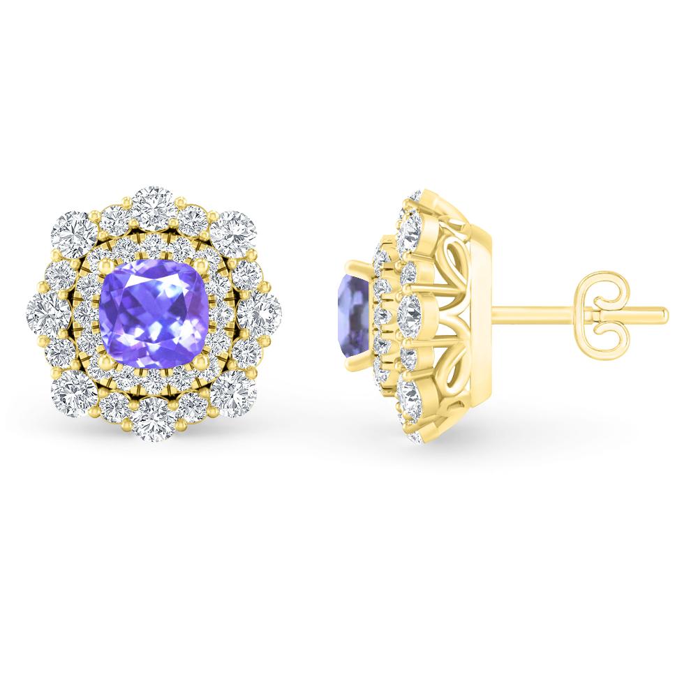 Yellow Gold - Tanzanite