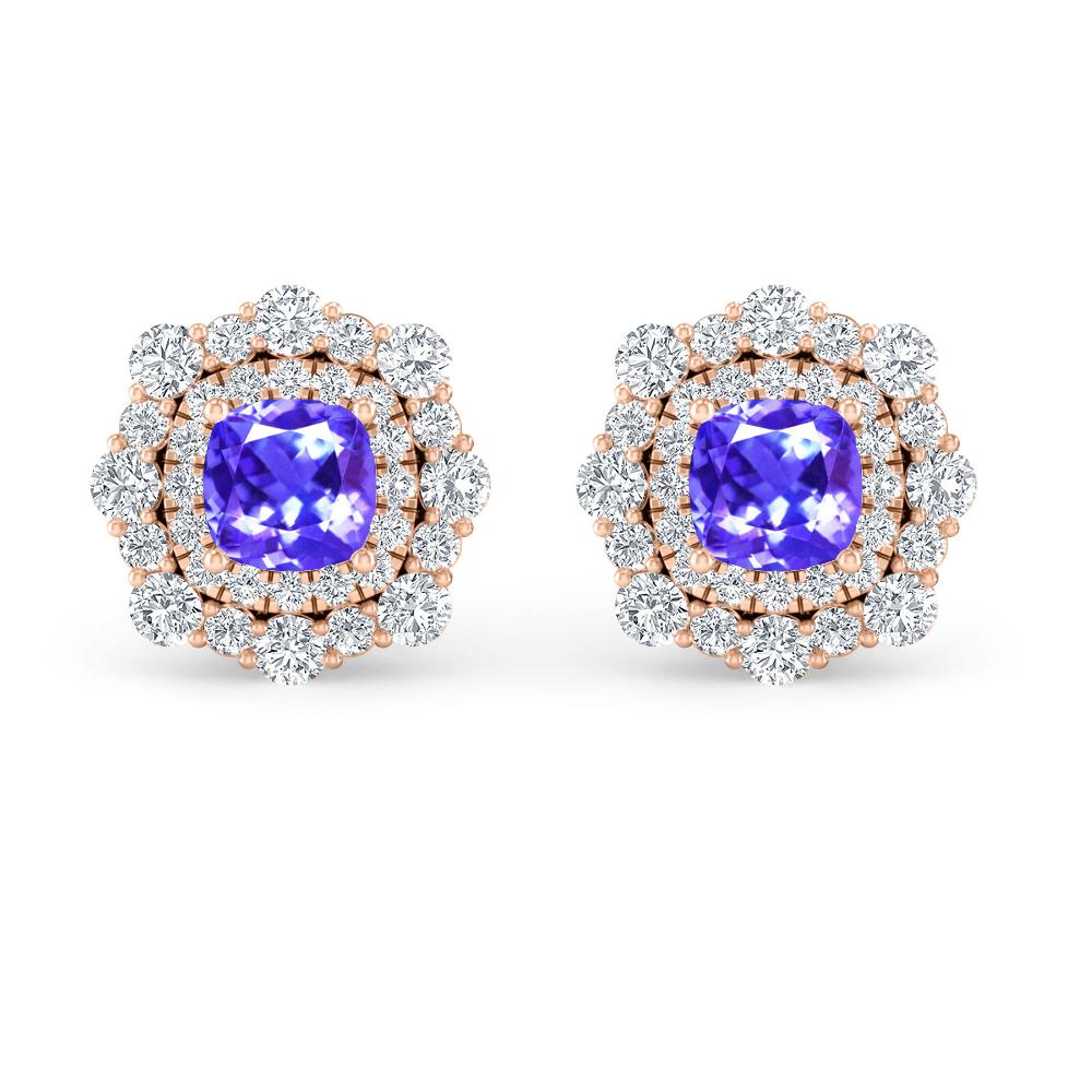 Rose Gold - Tanzanite