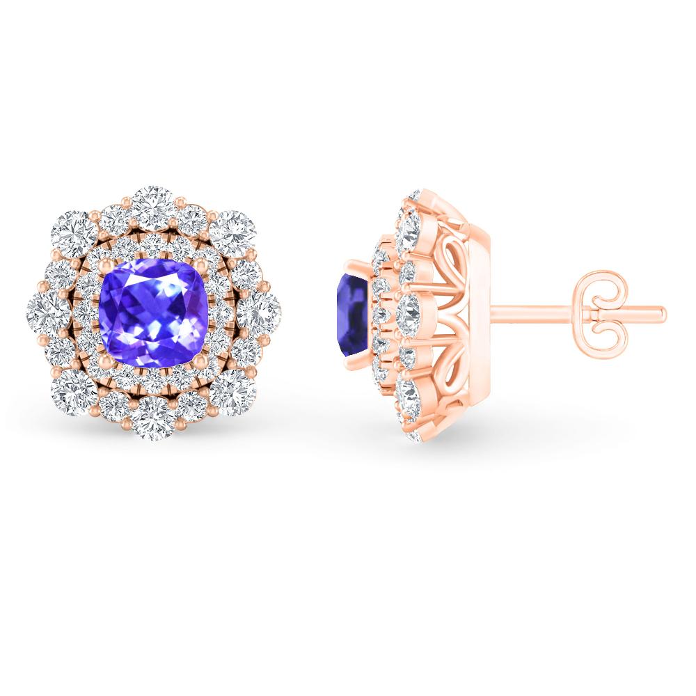 Rose Gold - Tanzanite