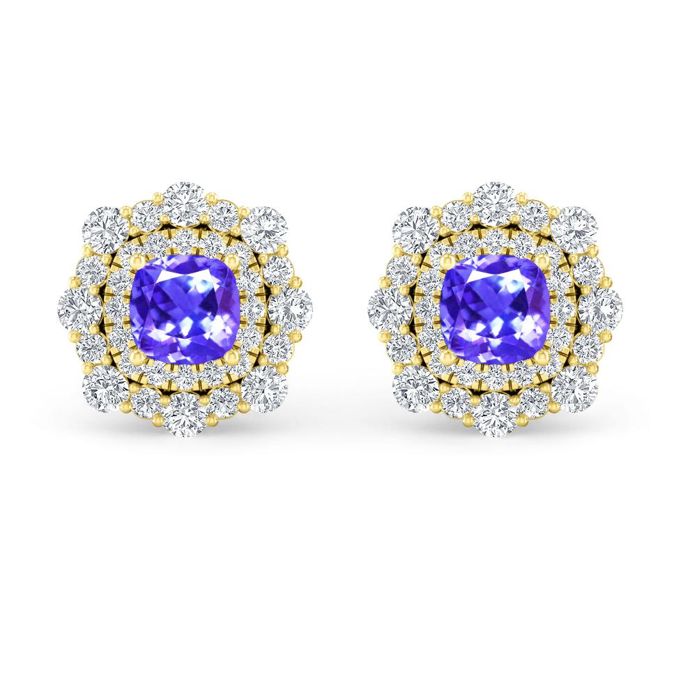 Yellow Gold - Tanzanite