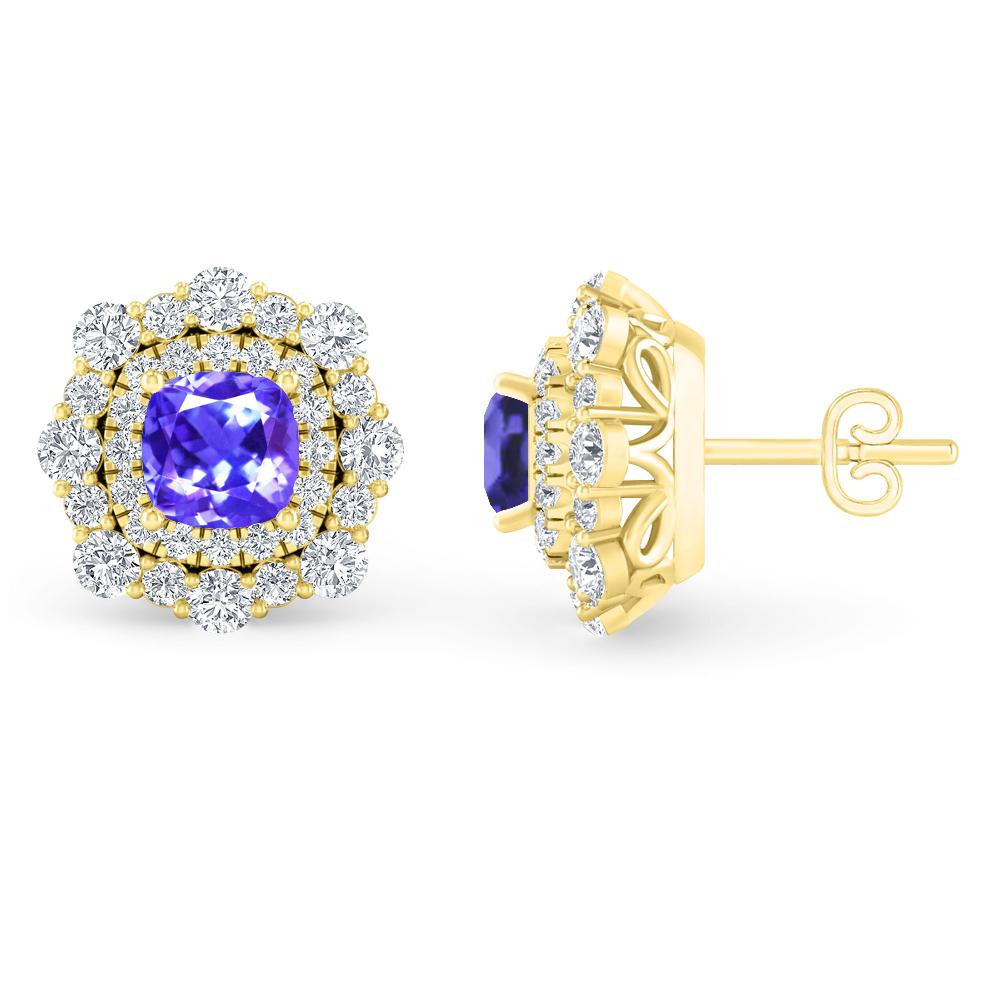 Yellow Gold - Tanzanite