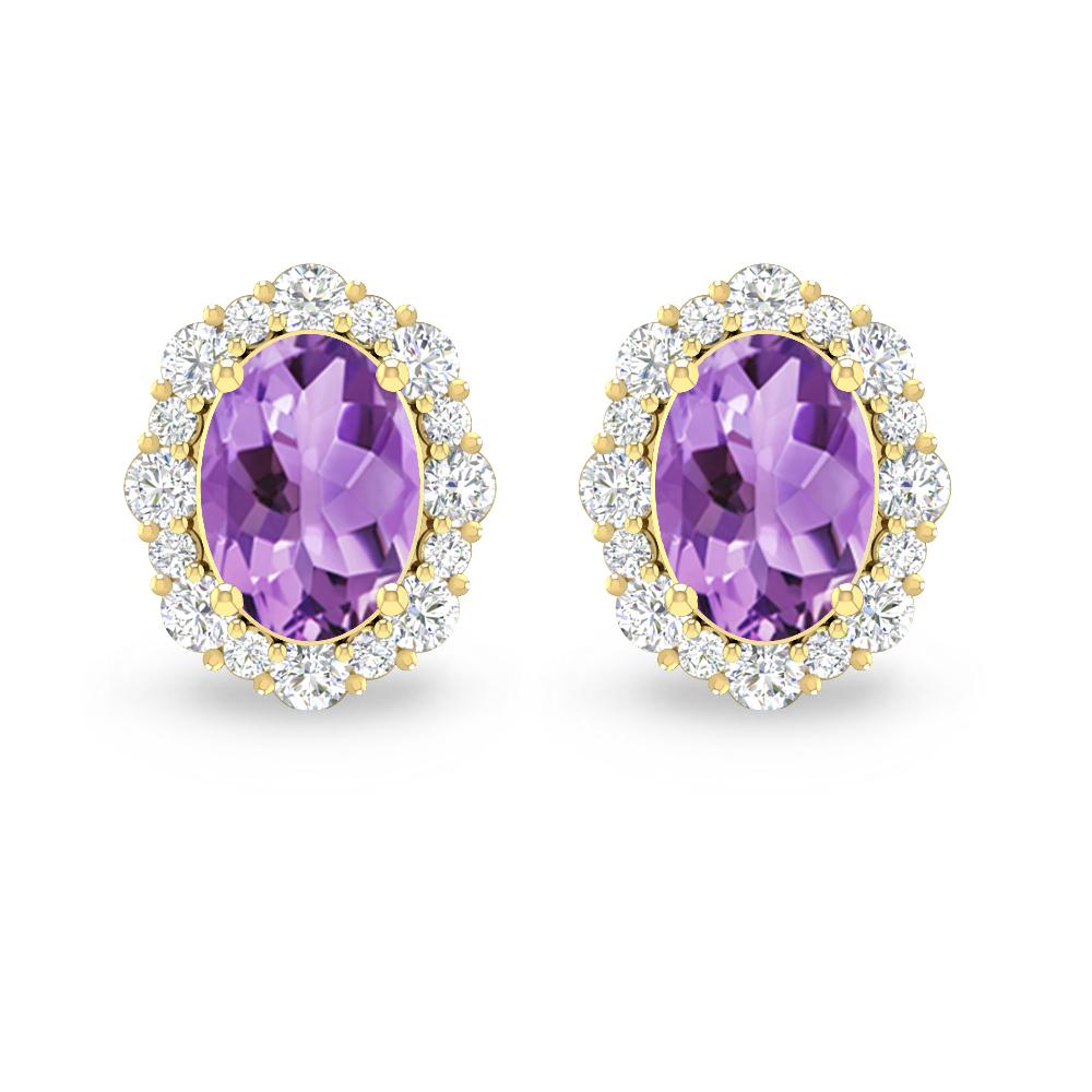 Yellow Gold - Amethyst
