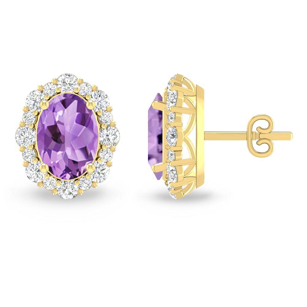 Yellow Gold - Amethyst