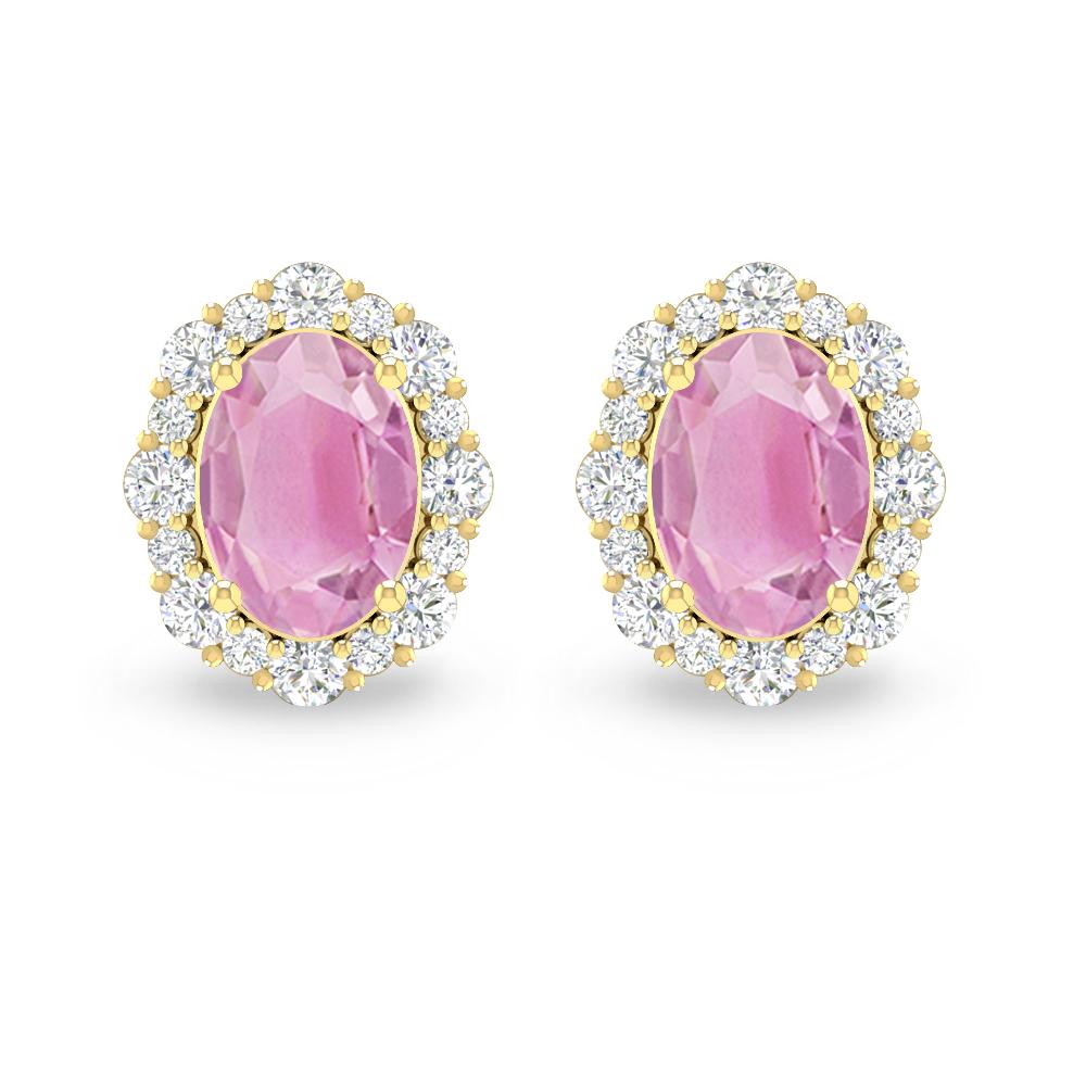 Yellow Gold - Pink Tourmaline