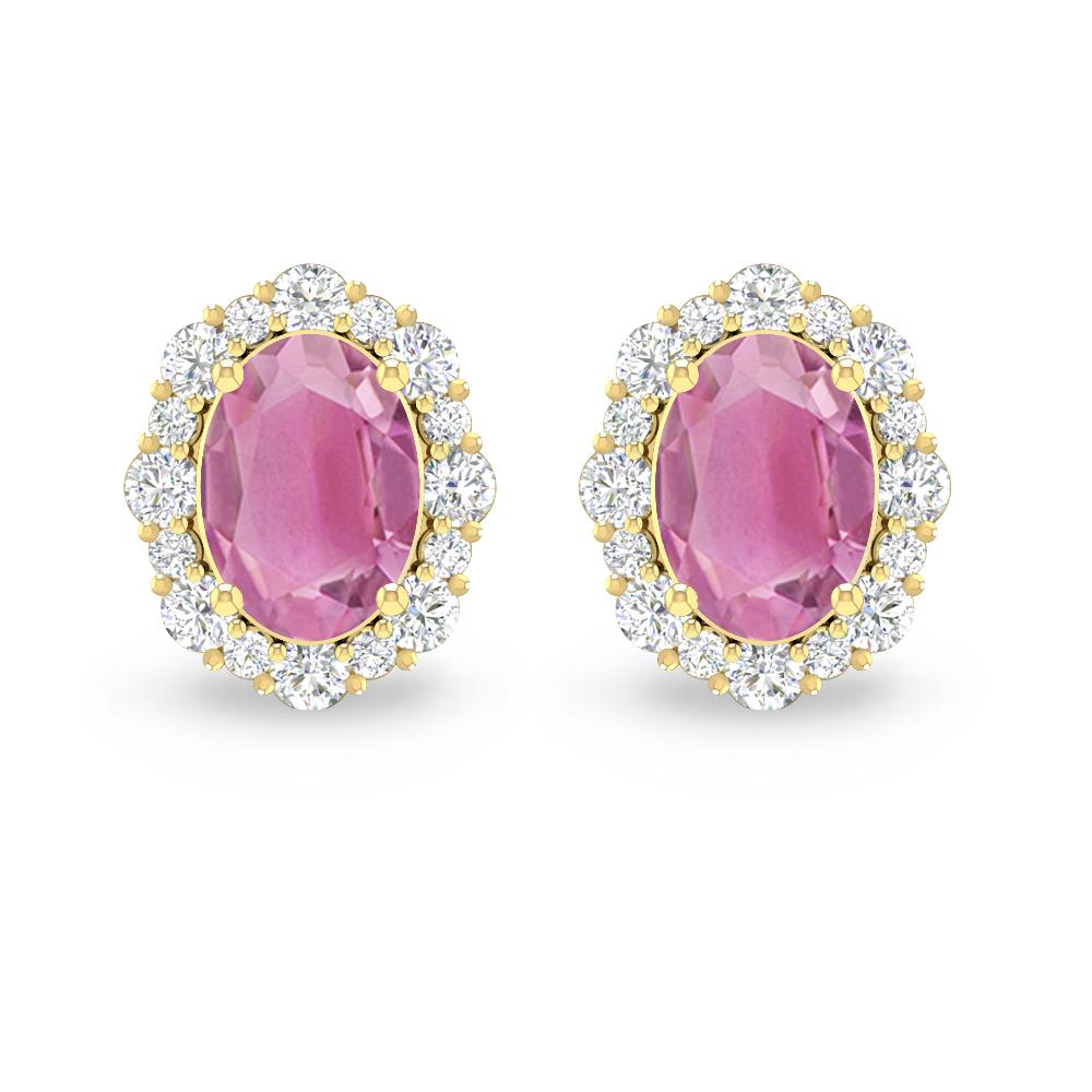 Yellow Gold - Pink Tourmaline