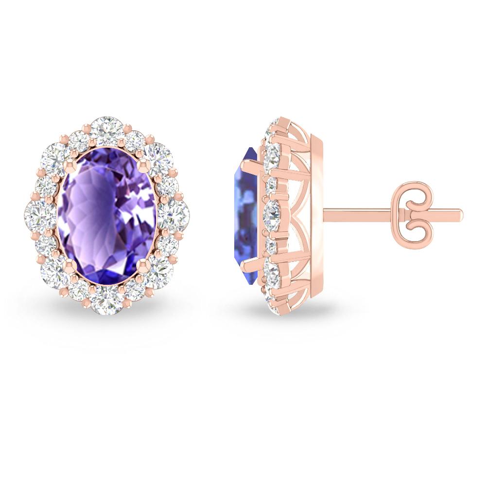 Rose Gold - Tanzanite