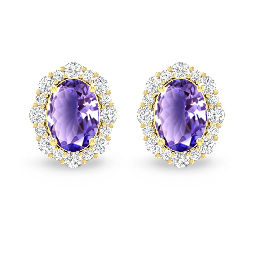 Yellow Gold - Tanzanite